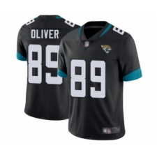Men's Jacksonville Jaguars #89 Josh Oliver Black Team Color Vapor Untouchable Limited Player Football Jersey