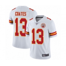 Youth Kansas City Chiefs #13 Sammie Coates White Vapor Untouchable Limited Player Football Jersey