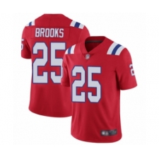 Youth New England Patriots #25 Terrence Brooks Red Alternate Vapor Untouchable Limited Player Football Jersey
