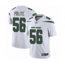 Youth New York Jets #56 Jachai Polite White Vapor Untouchable Limited Player Football Jersey