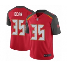 Men's Tampa Bay Buccaneers #35 Jamel Dean Red Team Color Vapor Untouchable Limited Player Football Jersey