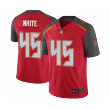 Men's Tampa Bay Buccaneers #45 Devin White Red Team Color Vapor Untouchable Limited Player Football Jersey