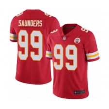 Youth Kansas City Chiefs #99 Khalen Saunders Red Team Color Vapor Untouchable Limited Player Football Jersey
