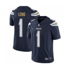Men's Los Angeles Chargers #1 Ty Long Navy Blue Team Color Vapor Untouchable Limited Player Football Jersey