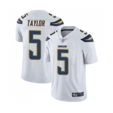 Youth Los Angeles Chargers #5 Tyrod Taylor White Vapor Untouchable Limited Player Football Jersey