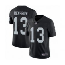 Men's Oakland Raiders #13 Hunter Renfrow Black Team Color Vapor Untouchable Limited Player Football Jersey