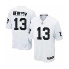 Men's Oakland Raiders #13 Hunter Renfrow Game White Football Jersey