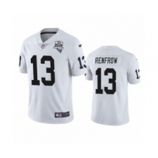 Men's Oakland Raiders #13 Hunter Renfrow White 2020 Inaugural Season Vapor Limited Jersey
