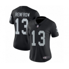 Women's Oakland Raiders #13 Hunter Renfrow Black Team Color Vapor Untouchable Limited Player Football Jersey