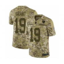 Men's Oakland Raiders #19 Ryan Grant Limited Camo 2018 Salute to Service Football Jersey