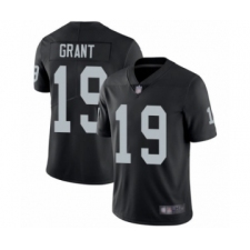 Youth Oakland Raiders #19 Ryan Grant Black Team Color Vapor Untouchable Elite Player Football Jersey