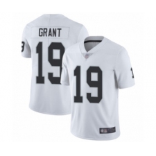 Youth Oakland Raiders #19 Ryan Grant White Vapor Untouchable Limited Player Football Jersey