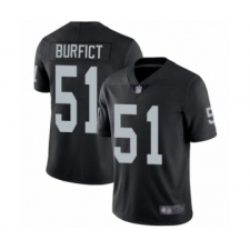 Youth Oakland Raiders #51 Vontaze Burfict Black Team Color Vapor Untouchable Elite Player Football Jersey