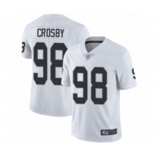 Men's Oakland Raiders #98 Maxx Crosby White Vapor Untouchable Limited Player Football Jersey