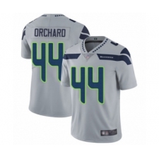 Men's Seattle Seahawks #44 Nate Orchard Grey Alternate Vapor Untouchable Limited Player Football Jersey