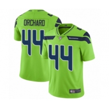 Men's Seattle Seahawks #44 Nate Orchard Limited Green Rush Vapor Untouchable Football Jersey
