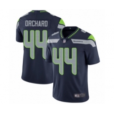 Men's Seattle Seahawks #44 Nate Orchard Navy Blue Team Color Vapor Untouchable Limited Player Football Jersey