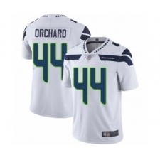 Men's Seattle Seahawks #44 Nate Orchard White Vapor Untouchable Limited Player Football Jersey