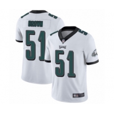 Youth Philadelphia Eagles #51 Zach Brown White Vapor Untouchable Limited Player Football Jersey