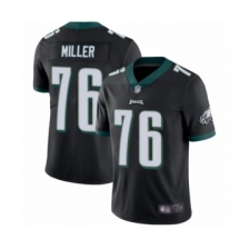Youth Philadelphia Eagles #76 Shareef Miller Black Alternate Vapor Untouchable Limited Player Football Jersey