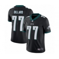 Men's Philadelphia Eagles #77 Andre Dillard Black Alternate Vapor Untouchable Limited Player Football Jersey