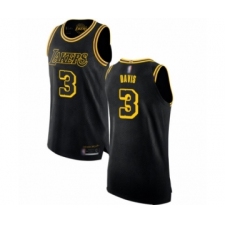 Women's Los Angeles Lakers #3 Anthony Davis Swingman Black Basketball Jersey - City Edition