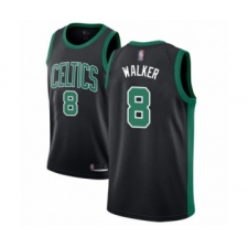 Men's Boston Celtics #8 Kemba Walker Authentic Black Basketball Jersey - Statement Edition