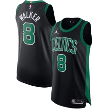 Men's Boston Celtics #8 Kemba Walker Jordan Brand Black 2020-21 Authentic Swingman Jersey
