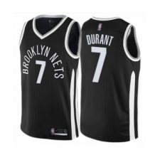Youth Brooklyn Nets #7 Kevin Durant Swingman Black Basketball Jersey - City Edition