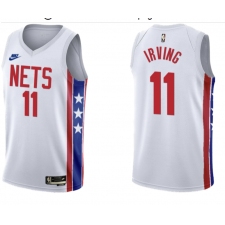 Men's Brooklyn Nets #11 Kyrie Irving 2022-23 Classic Edition White Jersey