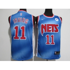 Men's Brooklyn Nets #11 Kyrie Irving Blue Nike Swingman Player Jersey