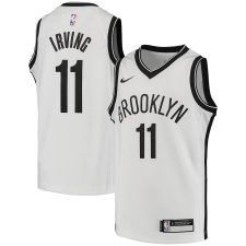 Youth Brooklyn Nets #11 Kyrie Irving Nike White 2020-21 Swingman Jersey