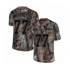 Men's Green Bay Packers #77 Billy Turner Limited Camo Rush Realtree Football Jersey