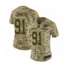 Women's Green Bay Packers #91 Preston Smith Limited Camo 2018 Salute to Service Football Jersey