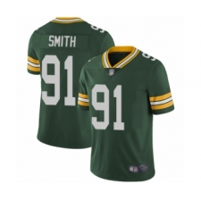 Youth Green Bay Packers #91 Preston Smith Green Team Color Vapor Untouchable Limited Player Football Jersey