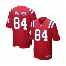 Men's New England Patriots #84 Benjamin Watson Game Red Alternate Football Jersey