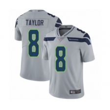 Men's Seattle Seahawks #8 Jamar Taylor Grey Alternate Vapor Untouchable Limited Player Football Jersey