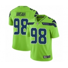 Youth Seattle Seahawks #98 Ezekiel Ansah Limited Green Rush Vapor Untouchable Football Jersey