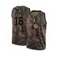 Men's Phoenix Suns #16 Tyler Johnson Swingman Camo Realtree Collection Basketball Jersey