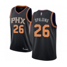 Men's Phoenix Suns #26 Ray Spalding Authentic Black Basketball Jersey Statement Edition