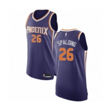 Men's Phoenix Suns #26 Ray Spalding Authentic Purple Basketball Jersey - Icon Edition