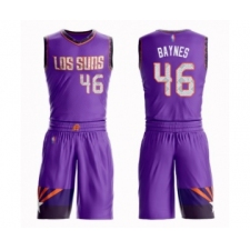 Women's Phoenix Suns #46 Aron Baynes Swingman Purple Basketball Suit Jersey - City Edition