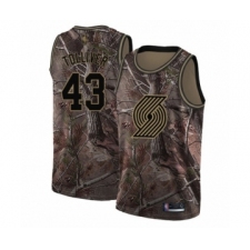 Men's Portland Trail Blazers #43 Anthony Tolliver Swingman Camo Realtree Collection Basketball Jersey