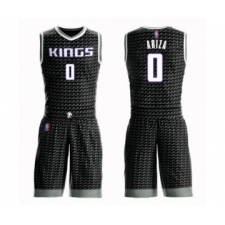 Youth Sacramento Kings #0 Trevor Ariza Swingman Black Basketball Suit Jersey Statement Edition