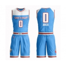 Youth Sacramento Kings #0 Trevor Ariza Swingman Blue Basketball Suit Jersey - City Edition