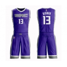 Men's Sacramento Kings #13 Dewayne Dedmon Authentic Purple Basketball Suit Jersey - Icon Edition