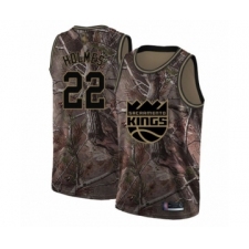 Youth Sacramento Kings #22 Richaun Holmes Swingman Camo Realtree Collection Basketball Jersey