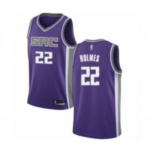 Youth Sacramento Kings #22 Richaun Holmes Swingman Purple Basketball Jersey - Icon Edition