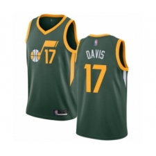 Men's Utah Jazz #17 Ed Davis Green Swingman Jersey - Earned Edition