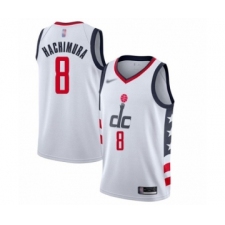 Men's Washington Wizards #8 Rui Hachimura Swingman White Basketball Jersey - 2019 20 City Edition
